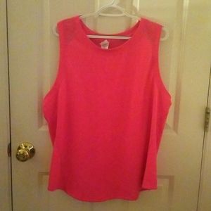 Sleeveless Exercise Top, Avia, XXXL, Pink